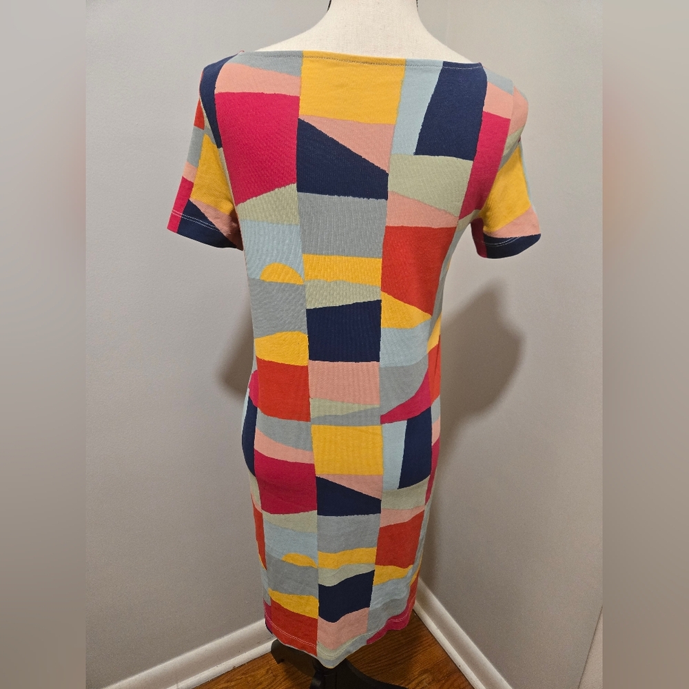 Tory Burch Kimberly Patchwork Print Shift Dress - image 3